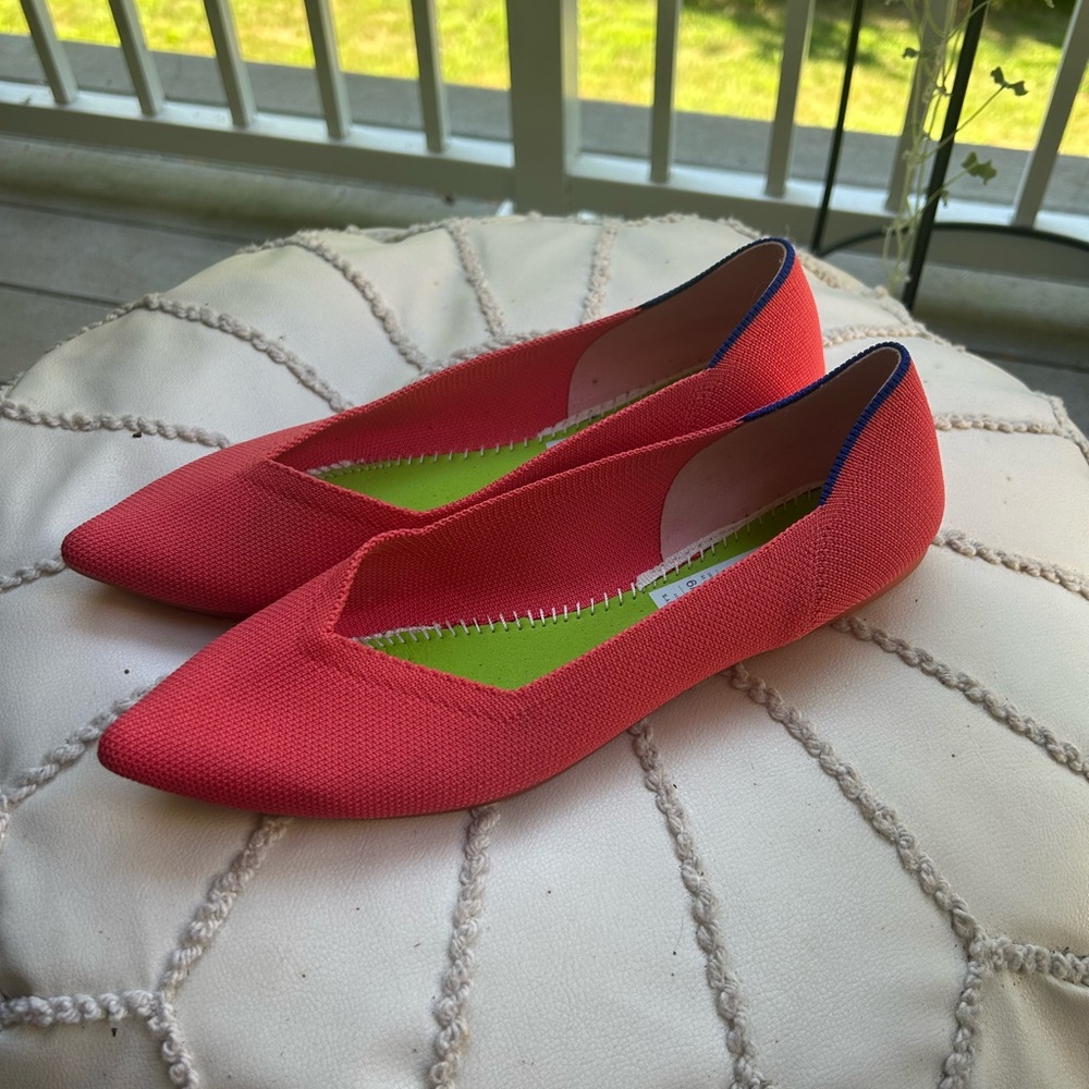 Rothy's Vibrant Pointed Flats